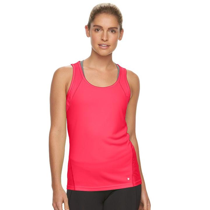 Tek Gear, Women's &reg; Performance Base Layer Workout Tank, Size: Xl, Brt Pink