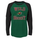 Boys 8-20 Minnesota Wild Morning Skate Tee, Size: M 10-12, Green Oth