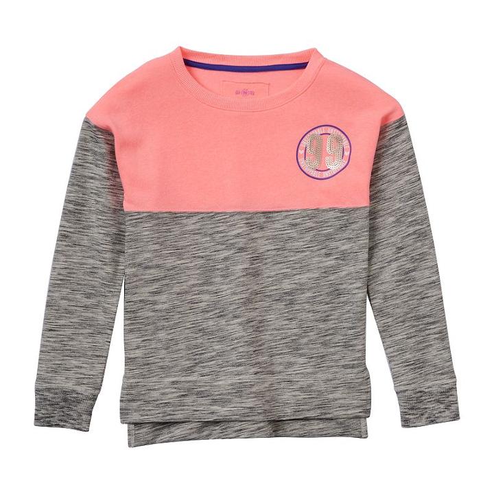 Girls 7-16 & Plus Size So&reg; Crewneck Graphic Pullover Top, Girl's, Size: 12 1/2, Brt Pink