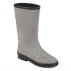 Journee Collection Zazil Women's Waterproof Rain Boots, Size: Medium (12), Grey
