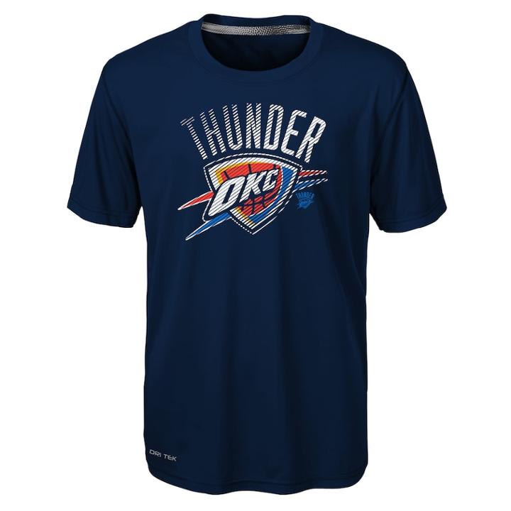 Boys 8-20 Oklahoma City Thunder Motion Offense Tee, Size: S 8, Blue (navy)