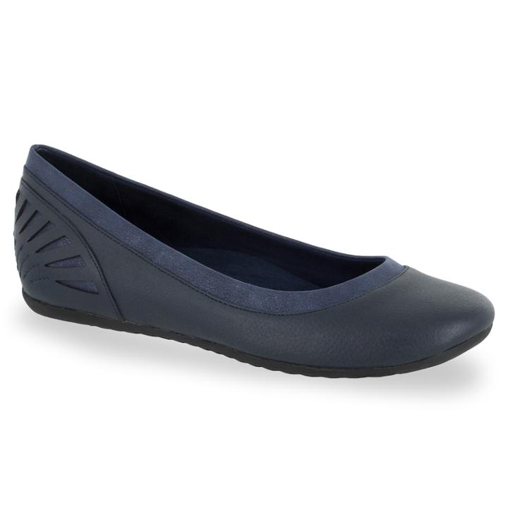 Easy Street Crista Women's Ballet Flats, Size: 6.5, Blue (navy)