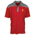 Men's Usc Trojans Colorblock Polo, Size: Small, Red