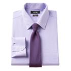 Men's Apt. 9&reg; Slim-fit Dress Shirt & Tie Set, Size: 2x-36/37, Purple