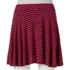 Juniors' So&reg; Skater Skirt, Teens, Size: Medium, Med Red