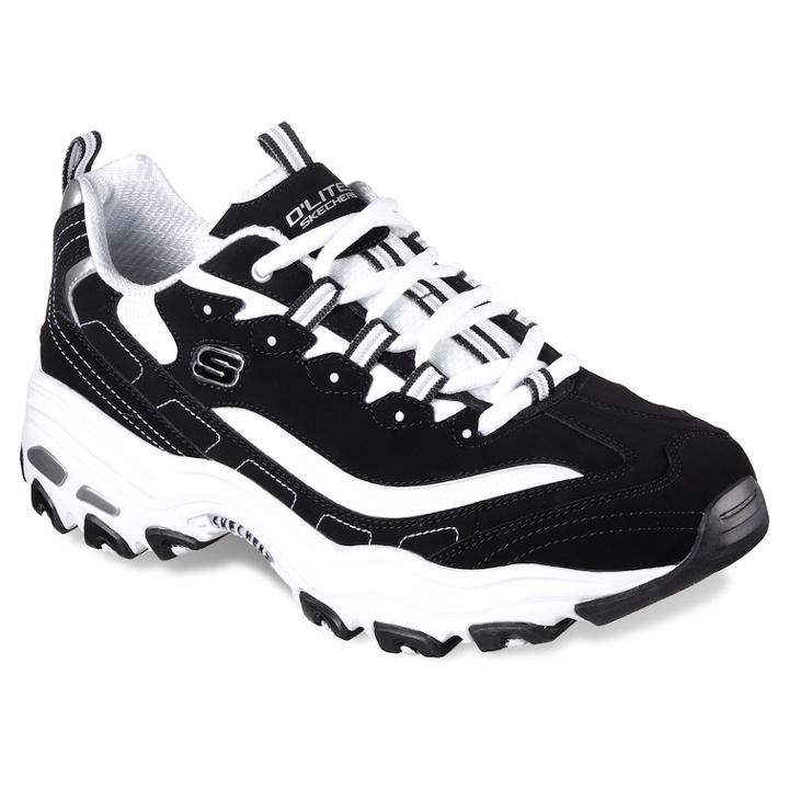 Skechers D'lites Men's Shoes, Size: 8.5, Grey (charcoal)
