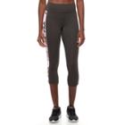 Women's Fila Sport&reg; Side Stripe Capri Leggings, Size: Small, Light Grey