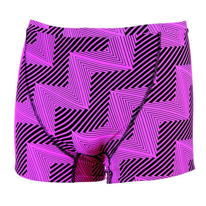 Men's Dolfin Reversible Square-leg Swim Trunks, Size: 34, Grey