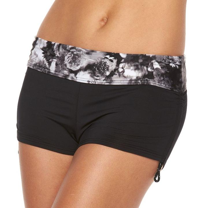 Women's Tyr Della Boyshort Bottoms, Size: Xs, Grey Other
