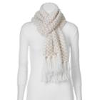 Sonoma Goods For Life&trade; Two-tone Tassel Knit Scarf, Women's, Grey Other