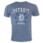 Boys 8-20 Detroit Tigers Stitches Printed Tee, Size: L 14-16, Blue