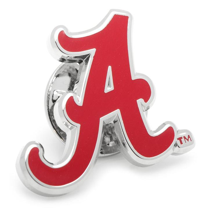 Alabama Crimson Tide Rhodium-plated Lapel Pin, Men's, Multicolor