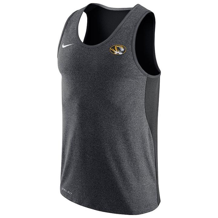 Men's Nike Missouri Tigers Dri-fit Touch Tank Top, Size: Small, Multicolor
