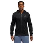 Men's Adidas Full-zip Hoodie, Size: Small, Black