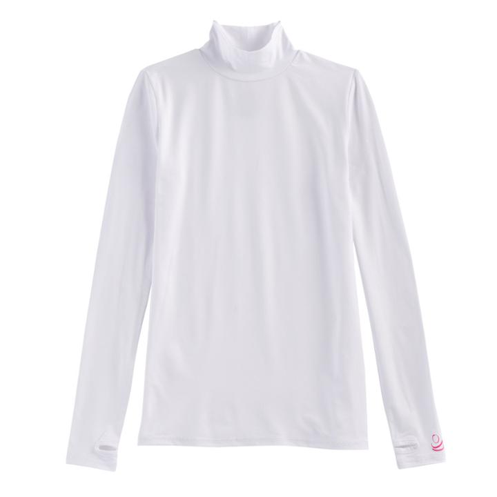 Girls 4-16 Cuddl Duds Comfortech Baselayer Tee, Size: 7-8, White