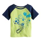 Baby Boy Disney Mickey Mouse Raglan Tee, Size: 24 Months, Med Green