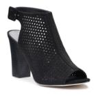Madden Nyc Brogann Women's Peep Toe Booties, Size: Medium (10), Grey (charcoal)