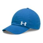 Women's Under Armour Washed Adjustable Baseball Cap, Brt Blue