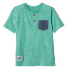 Boys 4-7 Sonoma Goods For Life&trade; Slubbed Short Sleeve Tee, Boy's, Size: 6, Green