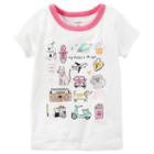 Girls 4-8 Carter's My Favorite Things Tee, Size: 6x, White