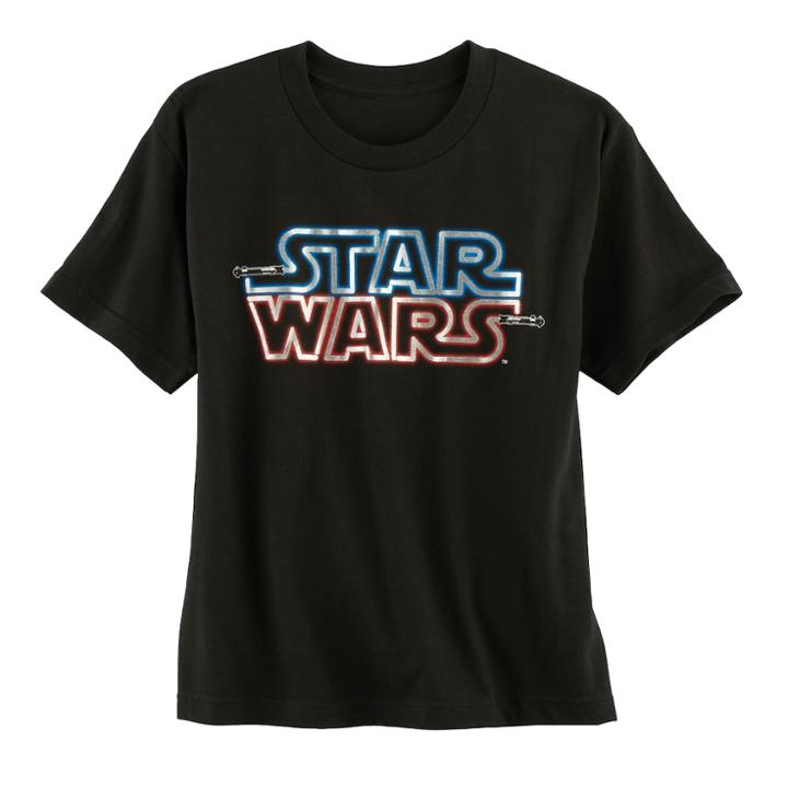 Boys 8-20 Star Wars Lighted Logo Tee, Size: Xl, Black