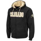 Men's Colorado Buffaloes Full-zip Fleece Hoodie, Size: Xl, Grey (charcoal)