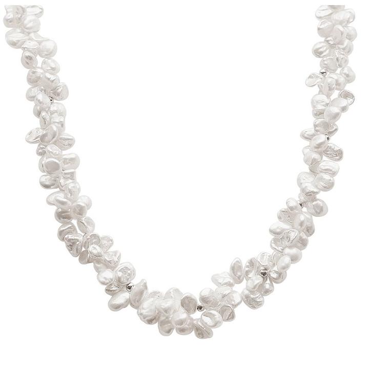 Pearlustre By Imperial Keshi Freshwater Cultured Pearl Sterling Silver Necklace, Women's, White