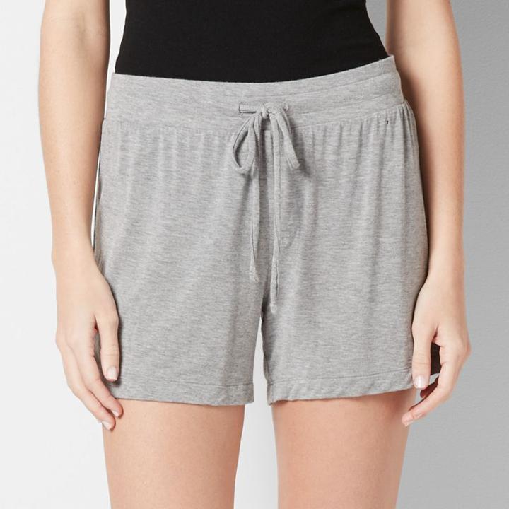 Women's Sonoma Goods For Life&trade; Everyday Essential Jersey Shorts, Size: Small, Med Grey