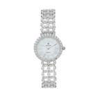 Croton Women's Cubic Zirconia Sterling Silver Watch - Ss202116czmp, White