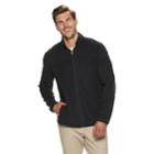 Big & Tall Croft & Barrow&reg; Classic-fit Extra-soft Arctic Fleece Full-zip Pullover, Men's, Size: 3xb, Black