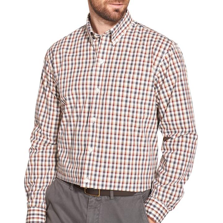 Men's Arrow Hamilton Classic-fit Poplin Button-down Shirt, Size: Large, White