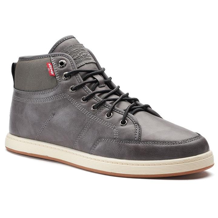 Levi's&reg; Barstow Men's Sneakers, Size: 10.5, Grey (charcoal)