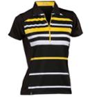 Women's Nancy Lopez Shock Short Sleeve Golf Polo, Size: Medium, Oxford