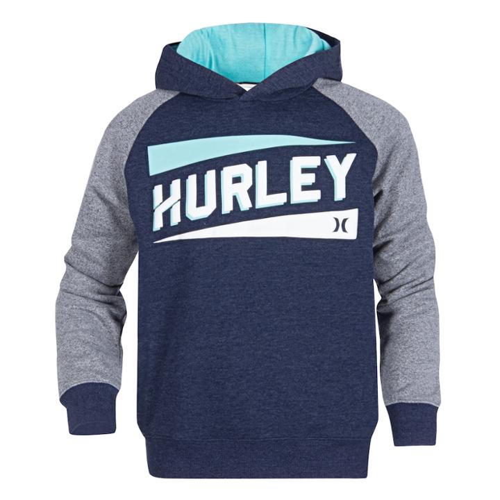 Boys 8-20 Hurley Stadium Lines Pullover, Size: Small, Turquoise/blue (turq/aqua)