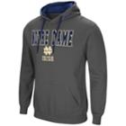 Men's Notre Dame Fighting Irish Pullover Fleece Hoodie, Size: Small, Light Grey