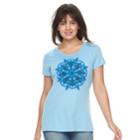 Women's Columbia Fairhaven Park Ii Jersey Graphic Tee, Size: Small, Blue Heather