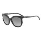 Armani Exchange Ax4065s 55mm Square Gradient Sunglasses, Women's, White