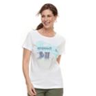 Women's Croft & Barrow&reg; Crewneck Graphic Tee, Size: Large, Med Blue