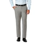 Men's J.m. Haggar Premium Slim-fit 4-way Stretch Flat-front Dress Pants, Size: 32x32, Light Grey