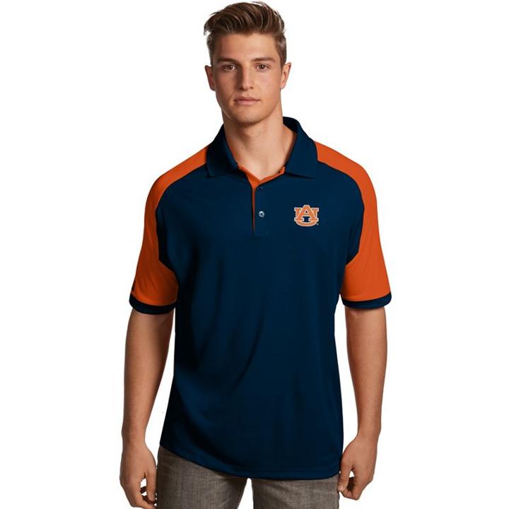Men's Antigua Auburn Tigers Century Polo, Size: Large, Blue (navy)