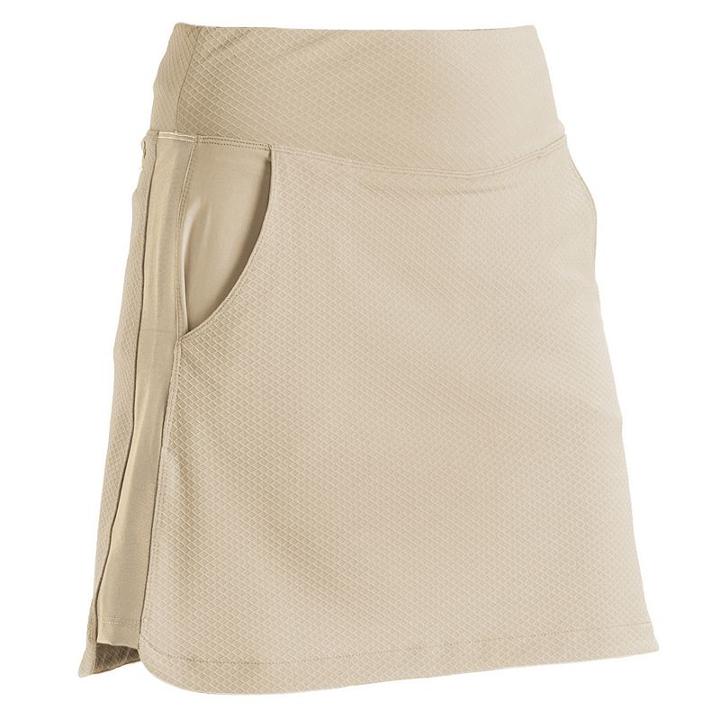 Plus Size Women's Nancy Lopez Glory Golf Skort, Size: 3xl, Beig/green (beig/khaki)