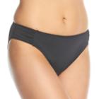 Women's Apt. 9&reg; Scoop Bikini Bottoms, Size: Large, Black