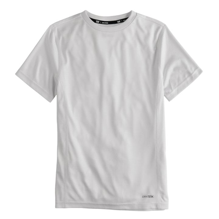 Boys 8-20 Tek Gear&reg; Embossed Tee, Size: L(14/16), White