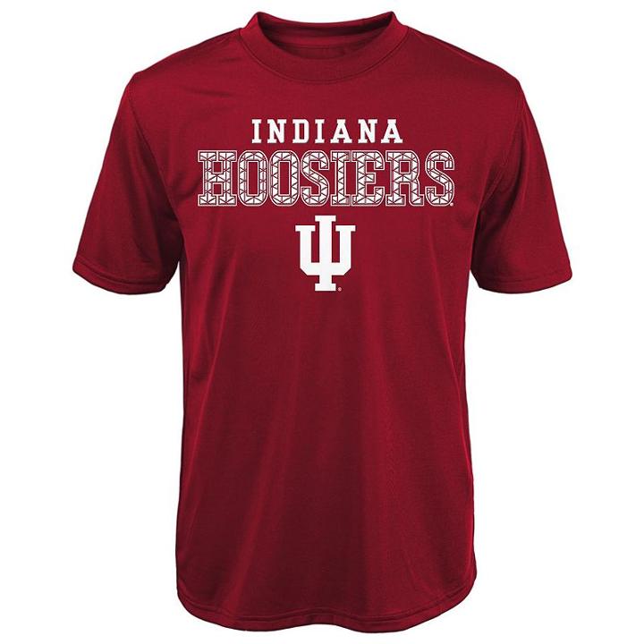 Boys 4-7 Indiana Hoosiers Fulcrum Performance Tee, Boy's, Size: S(4), Red