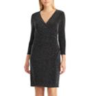 Women's Chaps Geometric Print Sheath Dress, Size: 8, Black