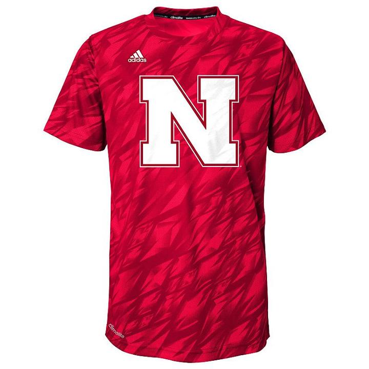 Boys 4-7 Adidas Nebraska Cornhuskers Mark My Words Climalite Tee, Size: M(5/6), Red