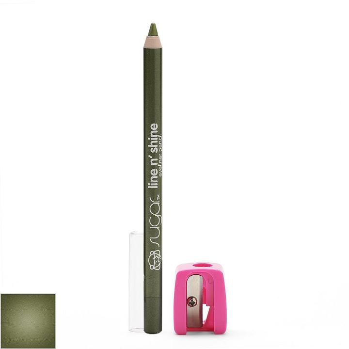 Sugar Line N' Shine Eyeliner Pencil + Bonus Sharpener, Green