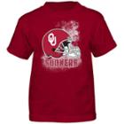 Boys 4-7 Oklahoma Sooners Helmet Tee, Size: L(7), Red