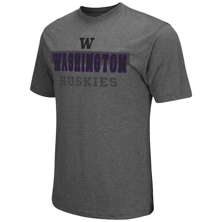 Men's Colosseum Washington Huskies Prism Tee, Size: Large, Drk Purple