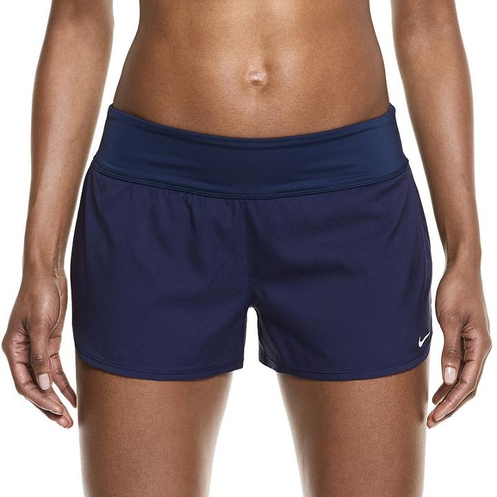 Women's Nike Core Solid Boardshort Bottoms, Size: Small, Turquoise/blue (turq/aqua)